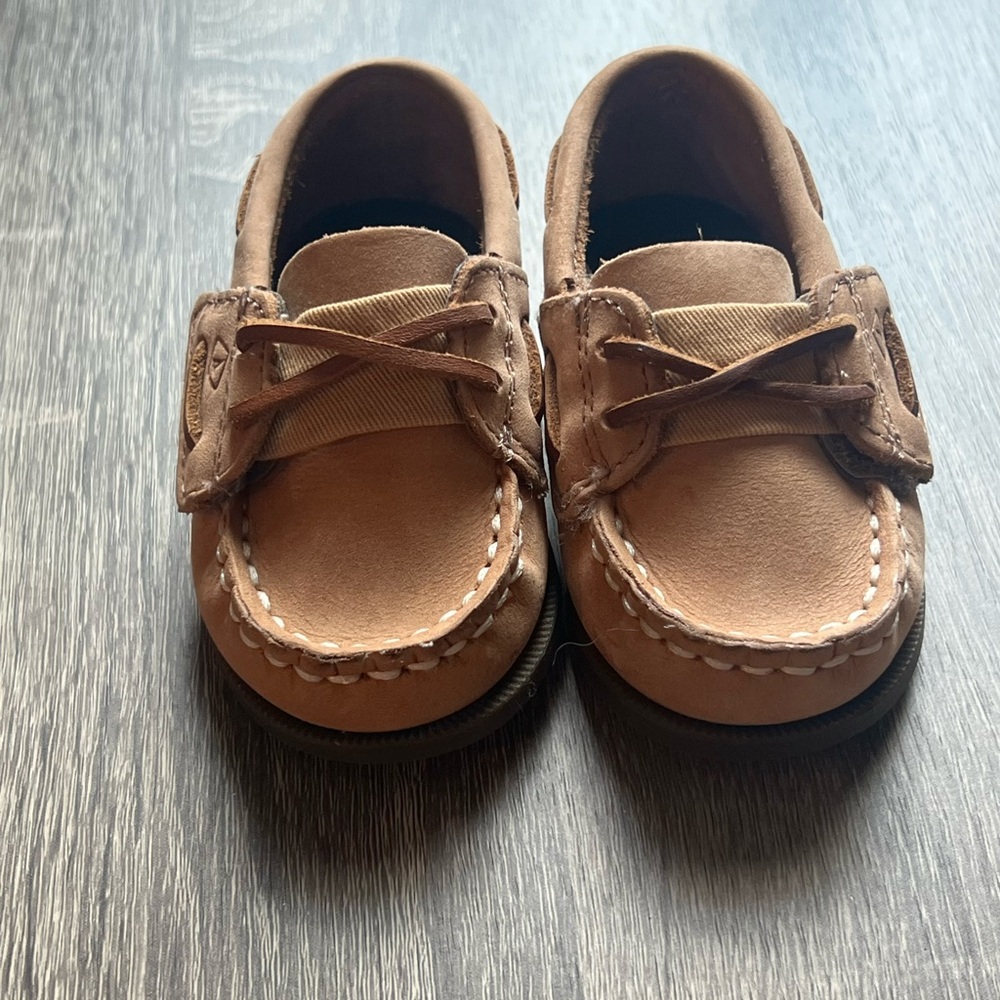 Classic Tan Kids Loafers
